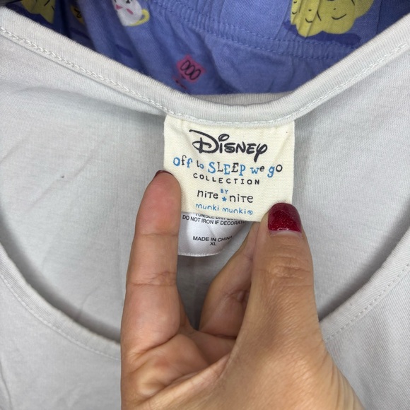 Nite + Nite Disney Beauty & the Beast Women's Pajama Set Size XL - Picture 3 of 10